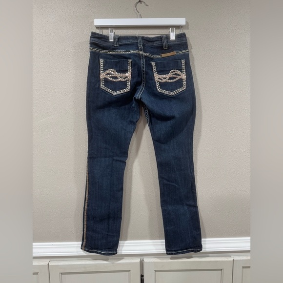 Cowgirl Tuff Straight Golden Jeans 28x30 - Picture 2 of 9